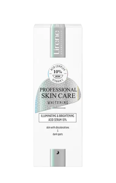 Ser facial 10% acid cu efect de decolorare a hiperpigmentarilor Whitening, 30ml, Lirene