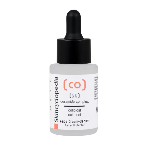 Ser facial cu 3% complex ceramide si ovaz coloidal, 30ml, Skincyclopedia