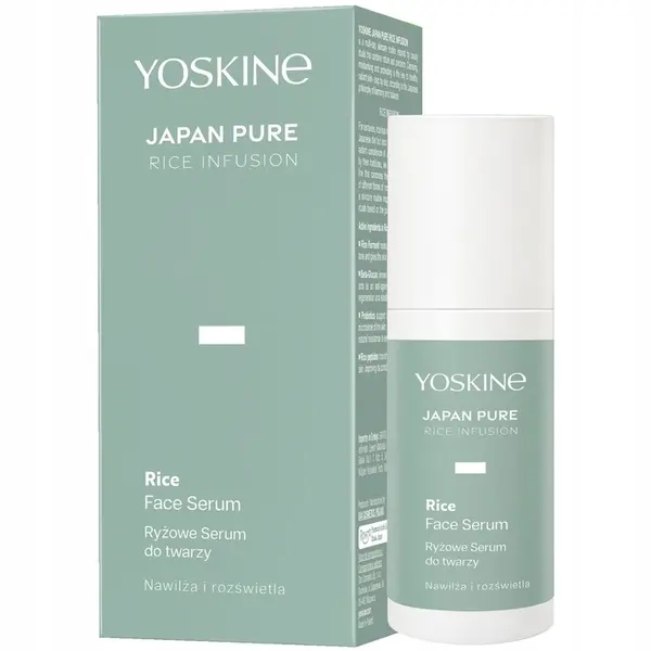 Ser facial pe baza de orez Japan Pure, 30ml, Yoskine