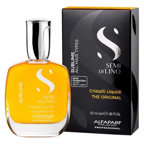 Ser Par cu Cristale Lichide, Alfaparf Semi di Lino Diamond Cristalli Liquidi, 50 ml