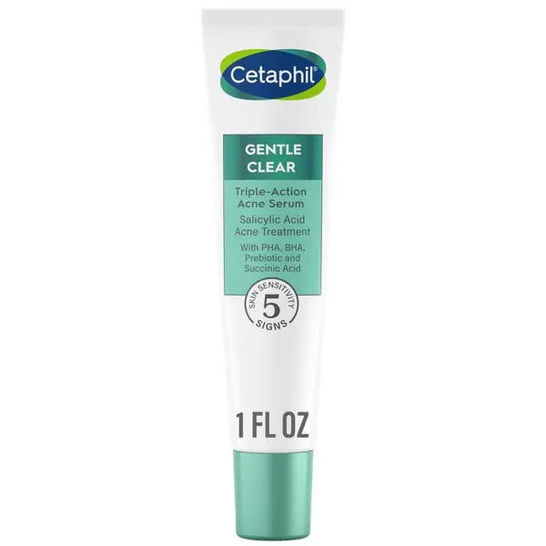 Ser pentru Fata, Cetaphil, Gentle Clear, Contribuie la Curatarea si Prevenirea Eruptiilor Acneice, cu Acid Salicilic, 30ml