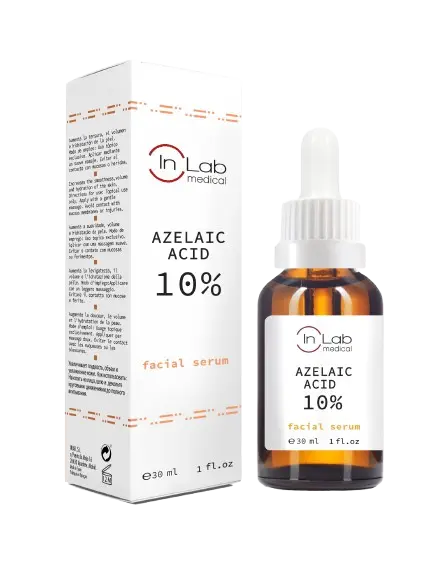 Ser pentru fata concentrat cu 10% acid azelaic, 30ml, InLab Medical
