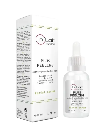 Ser pentru fata concentrat Plus Peeling, 30ml, InLab Medical