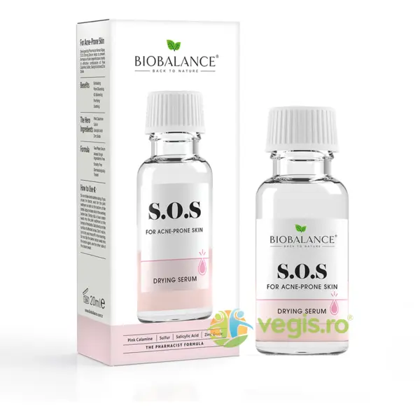 Ser pentru Uscarea Acneei S.O.S Drying Serum 20ml