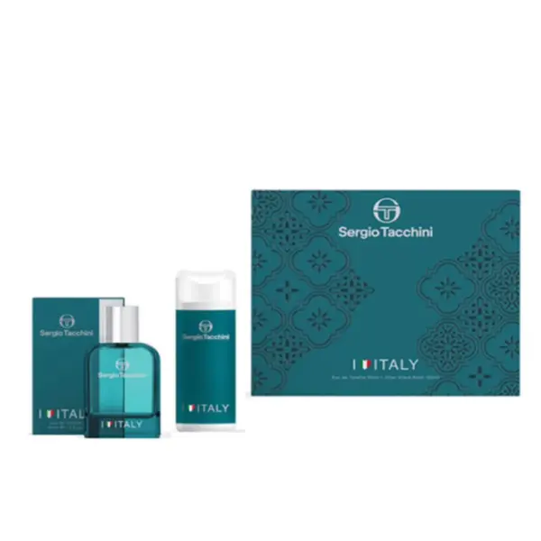 Sergio Tacchini I Love Italy Set cadou pentru Bărbați Volum EDT 50 ml + 100 ml balsam după ras