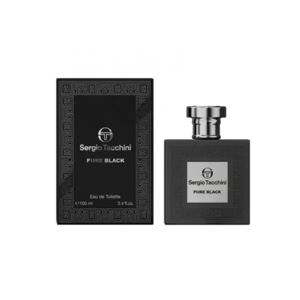 Sergio Tacchini Pure Black Apă de toaletă pentru Bărbați EDT Volum 100 ml
