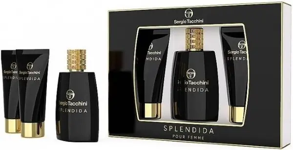 Sergio Tacchini Set Splendida - Apă de parfum, Gel de duș și Loțiune, 3 х 100 ml