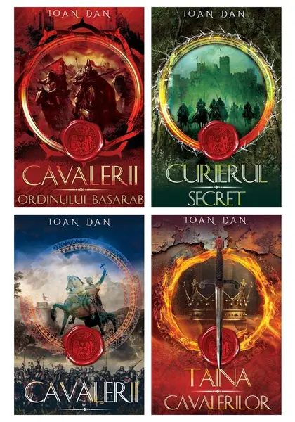 Seria Cavalerii de Ioan Dan. Set 4 carti