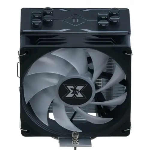 Serioux Cooler procesor Serioux CC120ARGB, 120 mm, viteza 800 - 1800 RPM, iluminare LED, Negru