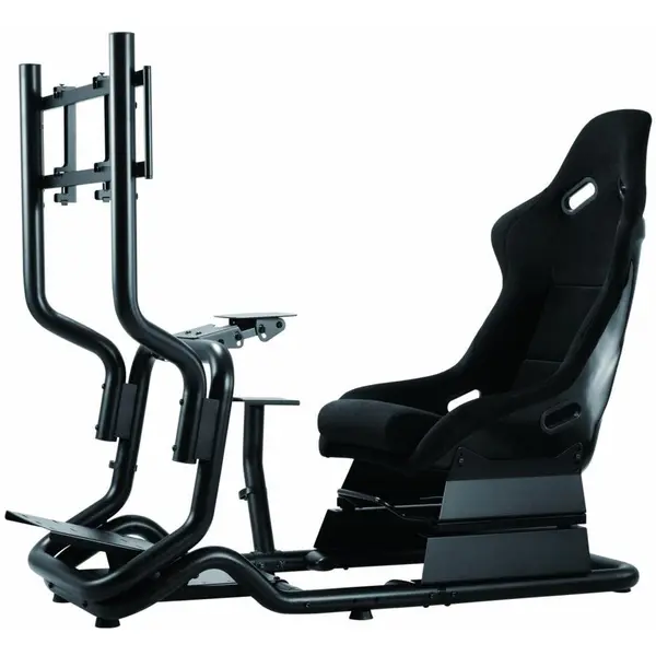 Serioux Scaun gaming Serioux Cockpit, dimensiuni:770x1280~1545x1150mm, greutate suportata: 130 kg, Negru