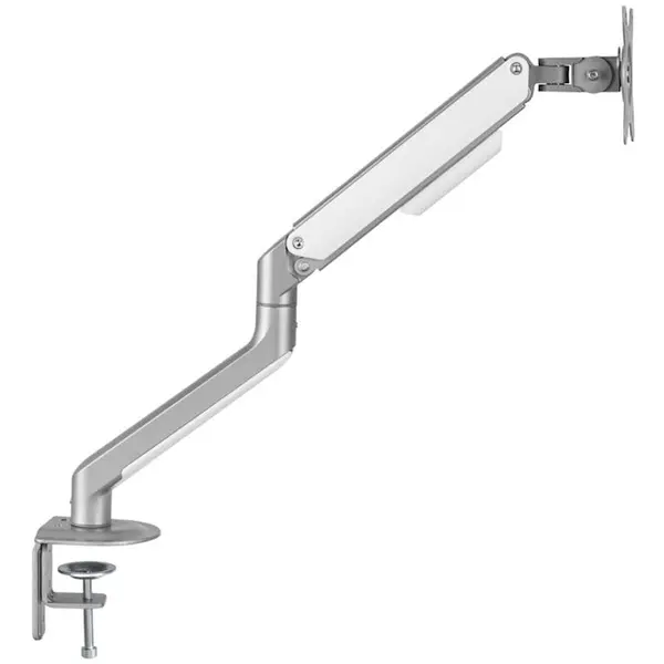 Serioux Suport monitor pentru birou Serioux MM63-C012, Pentru 1 monitor, Compatibilitate dimensiune ecran 17″-32″, Greutate maxima 2-9kg, Vesa 75x75 - 100x100, Argintiu