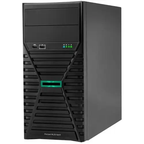 Server HPE ProLiant ML30 Gen11, Tower 4U, Intel Xeon 6325P 4 C / 4 T, 3.50 GHz - 5.20 GHz, 12 MB cache, 55 W, 32 GB DDR5 ECC, 2 x 480 GB SSD, 8 x SFF, 1000 W