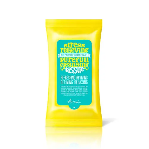 Șervețele de Curățare a Tenului, Stress Relieving Purefull Cleansing Tissue | Ariul