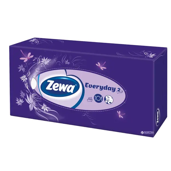 Servetele faciale 2 straturi 100 bucati Zewa Everyday Servetele faciale 2 straturi 100 bucati Zewa Everyday