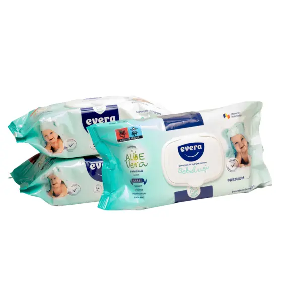 SERVETELE IGIENIZANTE EVERA 80BUC