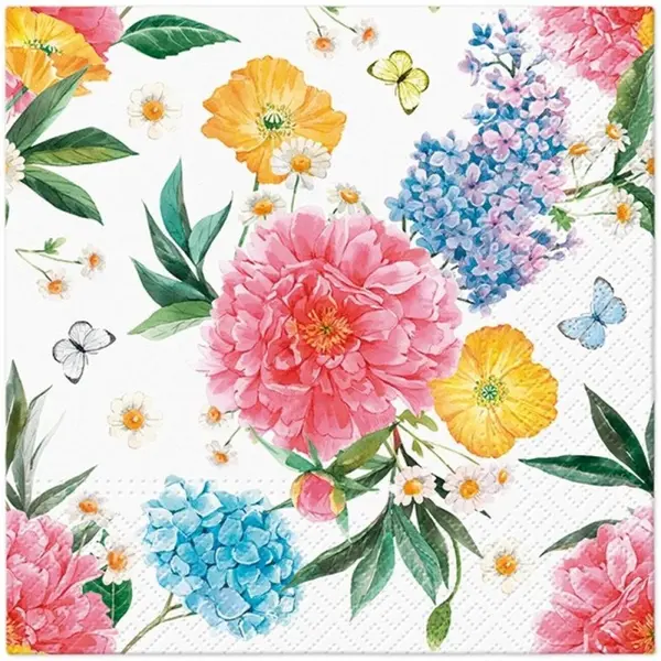Servetele in 3 Straturi, Smell Of Summer, 33 x 33 cm, 20 Bucati, Elcadis