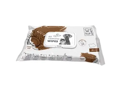 Servetele M-PETS, cocos, 15x20 cm, 40 buc