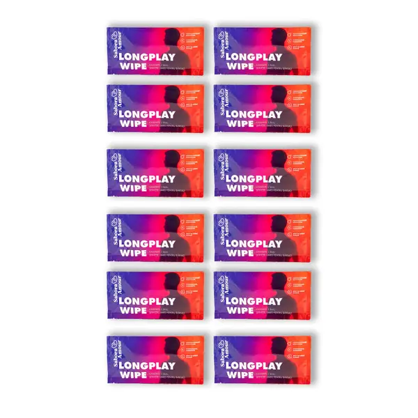 Servetele pentru intarzierea ejacularii Sabora Amour - LongPlay, 12 buc