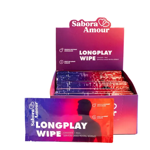Servetele pentru intarzierea ejacularii Sabora Amour - LongPlay, 24 buc