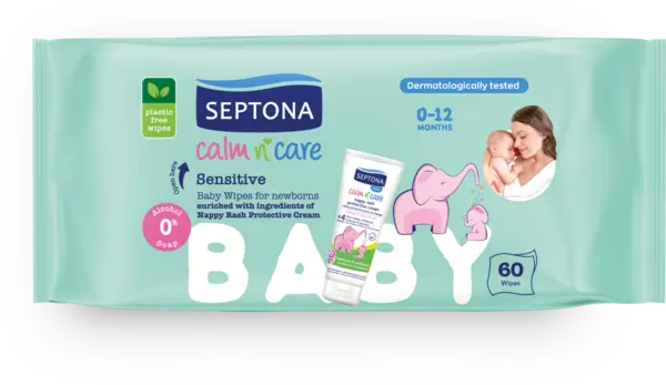 Servetele sensitive, 60 bucati, Septona