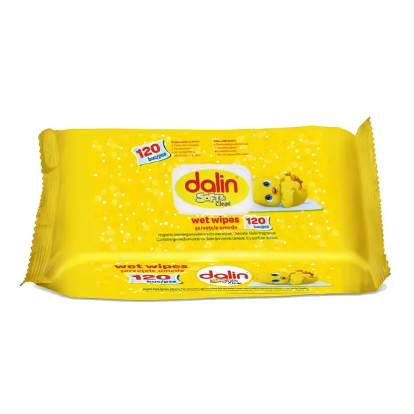 Servetele umede, 120 bucati, Dalin