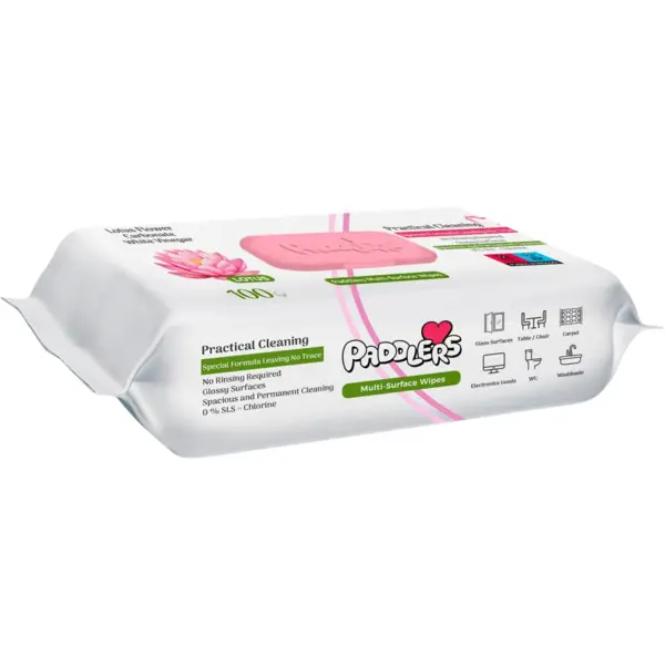 Servetele Umede Multisuprafete EasyClean Lotus Flower 100buc
