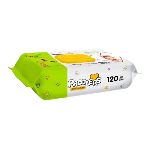 Servetele Umede Paddlers Baby Protection, 120 Bucati