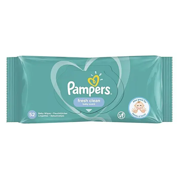 Servetele Umede Pampers Fresh Clean, 52 Bucati