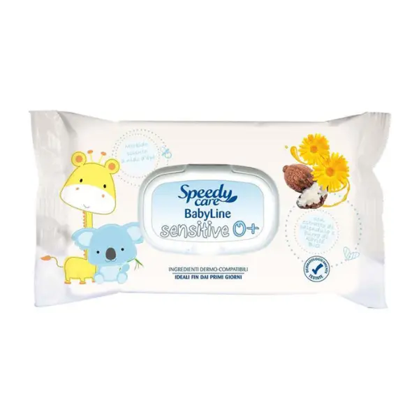 Servetele umede Sensitive pentru copii Speedy Care, O-Pac | 72 buc