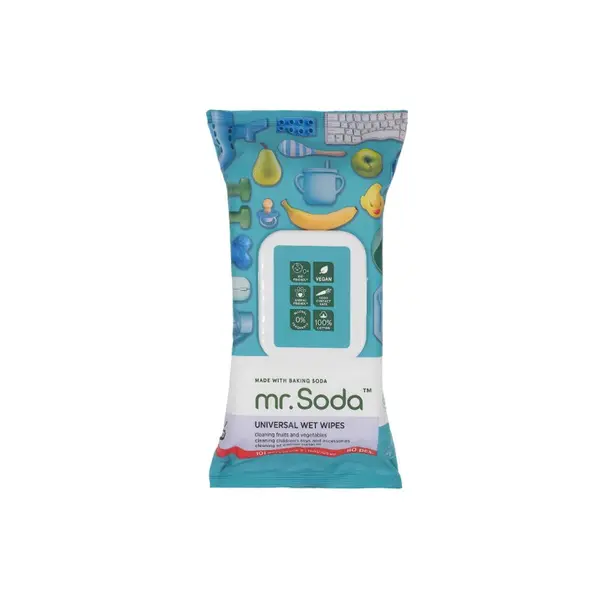 Servetele umede universale cu bicarbonat de sodiu 80 bucati Mr. Soda