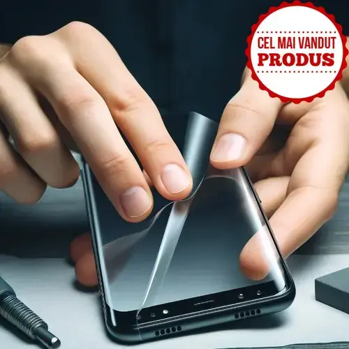 Serviciu montaj folie din silicon PRIVACY (UV 190 MICRONI 6H) pentru telefon