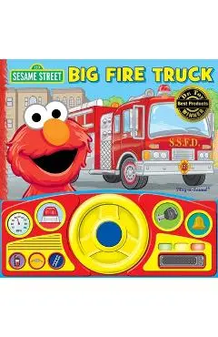 Sesame Street: Elmo's Big Fire Truck Sound Book - Pi Kids