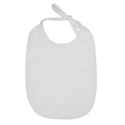 Set 10 bavete dubla fata Lorelli, material tip prosop, Alb