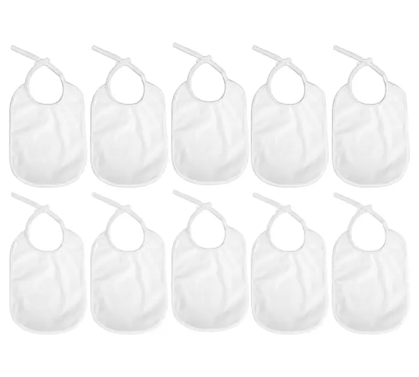 Set 10 bavete Lorelli white