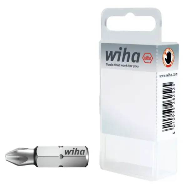 Set 10 biti standard, PH2, 25 mm - Wiha 24733