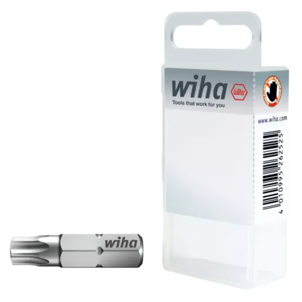 Set 10 biti standard TORX T25 - Wiha 24748