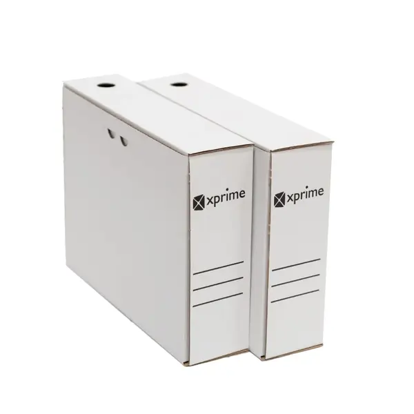 Set 10 buc Cutii arhivare carton 330 x 255 x 80mm alb Set 10 buc Cutii arhivare carton 330 x 255 x 80mm alb