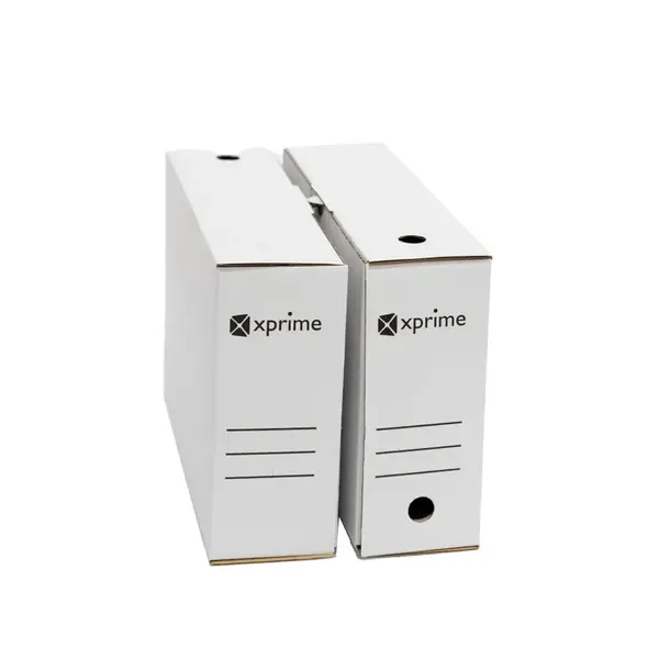 Set 10 buc Cutii arhivare carton 345 x 245 x 150 mm alb Set 10 buc Cutii arhivare carton 345 x 245 x 150 mm alb