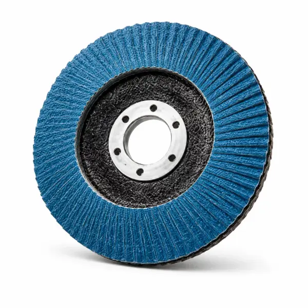 SET 10 BUC - Disc abraziv lamelar conic T29, granulație P80, 125x22.23 mm, pentru șlefuire și polizare metal