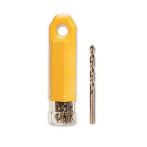 Set 10 burghie pentru metal, DeWALT, 4.8 mm, Argintiu
