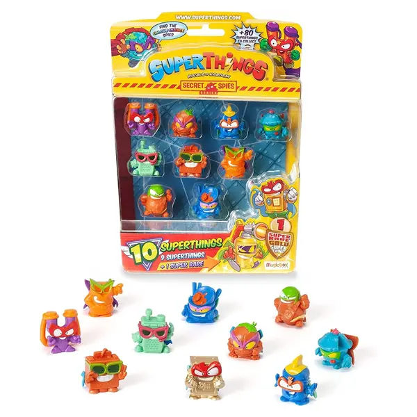 Set 10 figurine, SuperThings Secret Spies