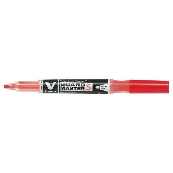 Set 10 markere pentru tabla Pilot Vboard Master S diverse culori 1.3 mm varf rotund Set 10 markere pentru tabla Pilot Vboard Master S diverse culori 1.3 mm varf rotund rosu