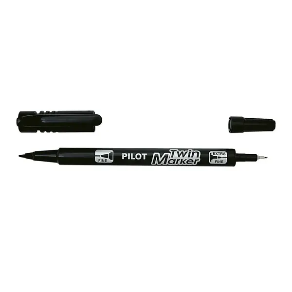 Set 10 markere permanente Pilot Twin Begreen 0.4 mm varf rotund Set 10 markere permanente Pilot Twin Begreen 0.4 mm varf rotund negru