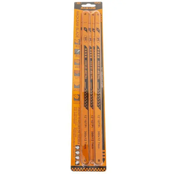 Set 10 Panze Bomfaier Industrial, Wfeng, 300 x 12.7 mm, Z-tools