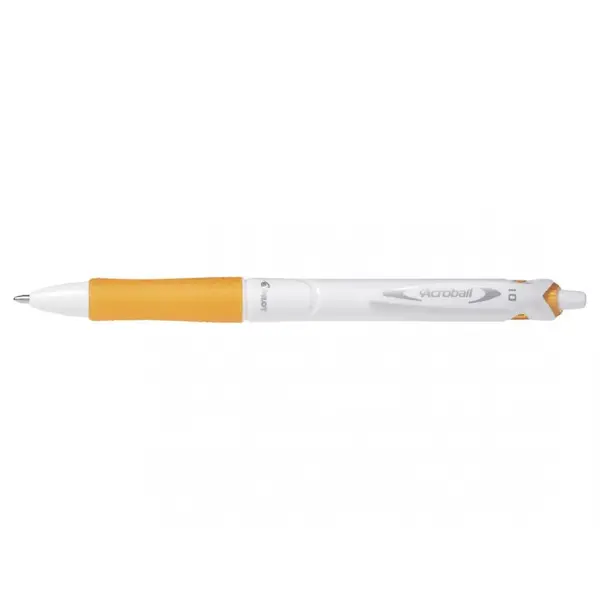 Set 10 pixuri cu bila Pilot Acroball Pure White diverse culori 1.0 mm cu click Set 10 pixuri cu bila Pilot Acroball Pure White diverse culori 1.0 mm cu click portocaliu