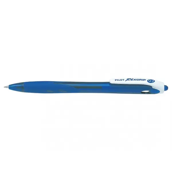 Set 10 pixuri cu bila Pilot Rexgrip diverse culori 0.7 mm cu click Set 10 pixuri cu bila Pilot Rexgrip diverse culori 0.7 mm cu click albastru