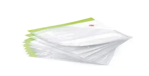 Set 10 pungi Bosch MSZV0FB3, 3.8 L (Transparent/Verde)