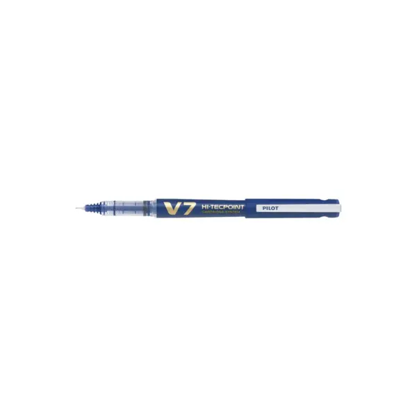 Set 10 rollere cu cerneala Pilot V7 Hi-Tecpoint diverse culori 0.7 mm cu capac Set 10 rollere cu cerneala Pilot V7 Hi-Tecpoint diverse culori 0.7 mm cu capac albastru