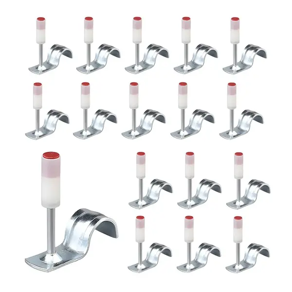 Set 100 cuie tip clema HAWIRE pentru pistol cu autopropulsare, 16mm latime, 25mm inaltime, Otel galvanizat, Fixare profesionala in lemn, beton, metal