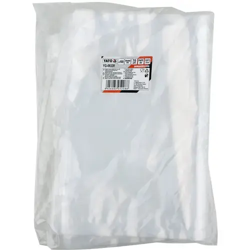 Set 100 saci de vidare, Yato, Poliamida/Polietilena, 300x400 mm, Transparent